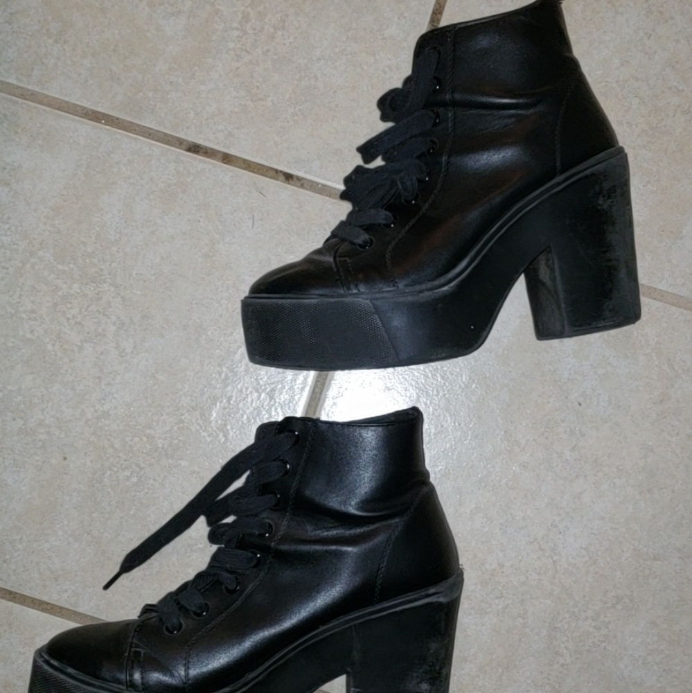 Platform booties